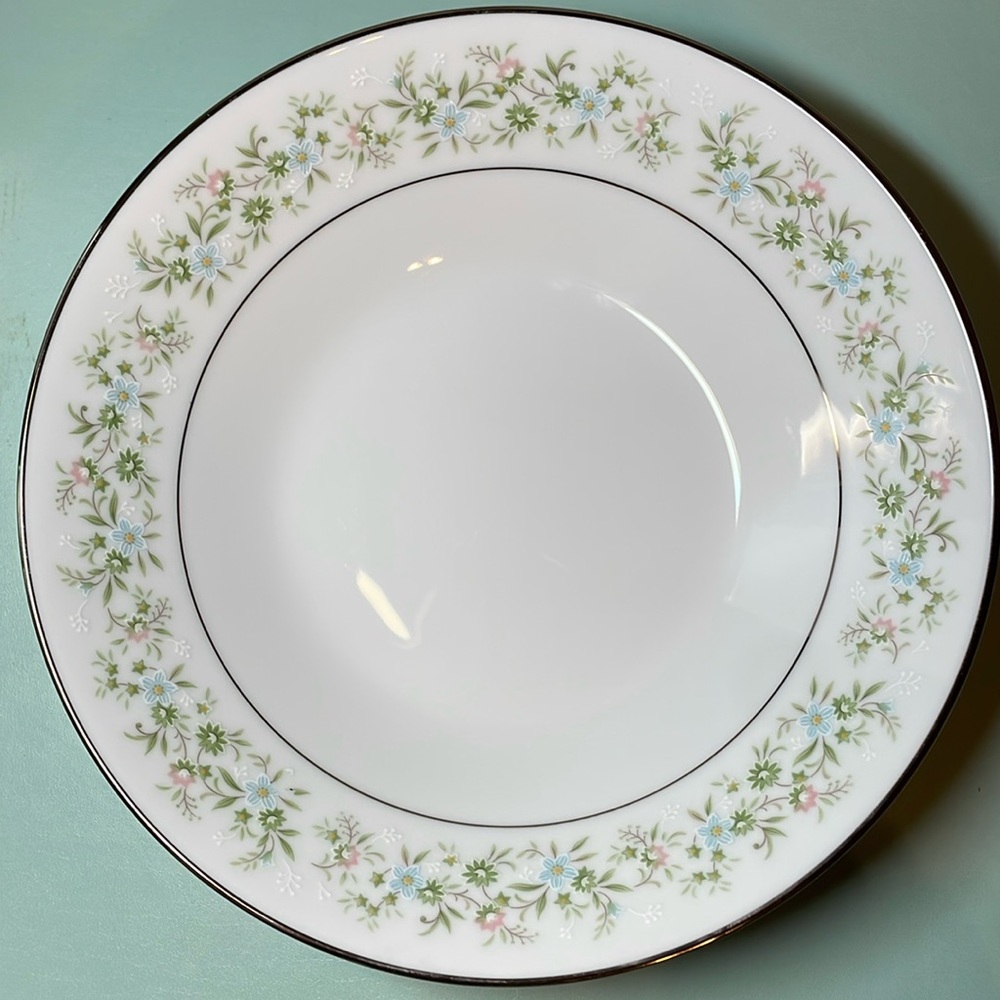 Noritake Savannah Coupe Soup Bowl (Rim, Platinum) Set of 2